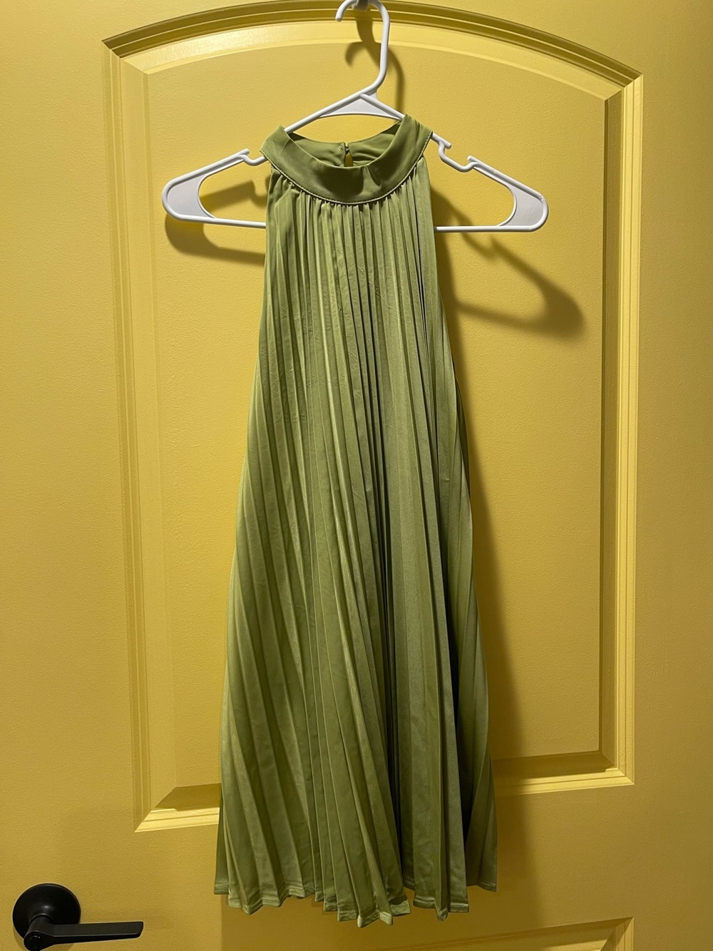 Pleated Mini Dress